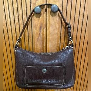 Coach Handbag -like new Dark Brown leather